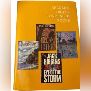Readers digest 4-in-1 Eye Of The Storm,Pelican Brief, The Island Harp, Treasures